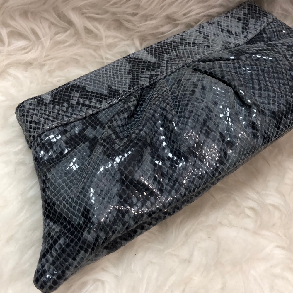 Lauren Merkin Leather Clutch Bag - Picture 2 of 8